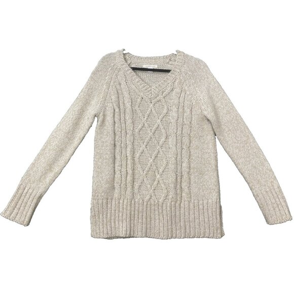 Canyon River Blues Sweaters - Canyon River Blues Sweater Knitted Women's Beige Cream Size Large Stretch